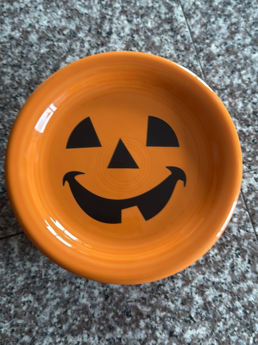 7 Homer & Laughlin Happy Pumpkin 6” luncheon plates